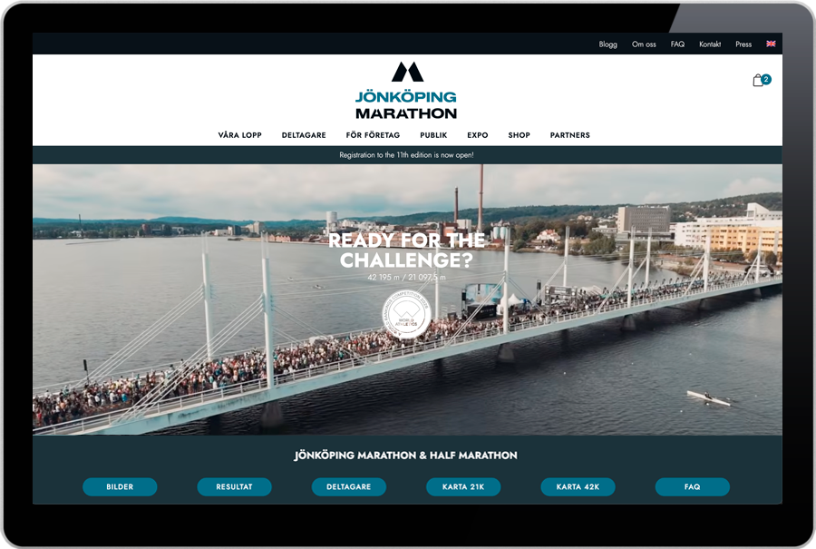 Jönköping Marathon webb