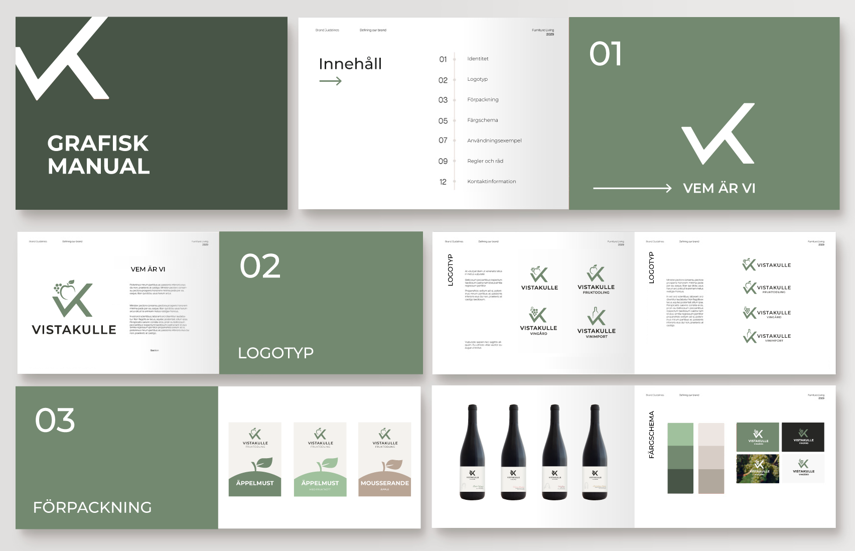 Vistakulle visuell identitet